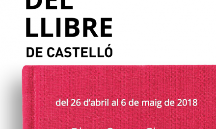 La 34ª edició de la Fira del Llibre de Castelló estarà oberta del 26 d’abril al 6 de maig