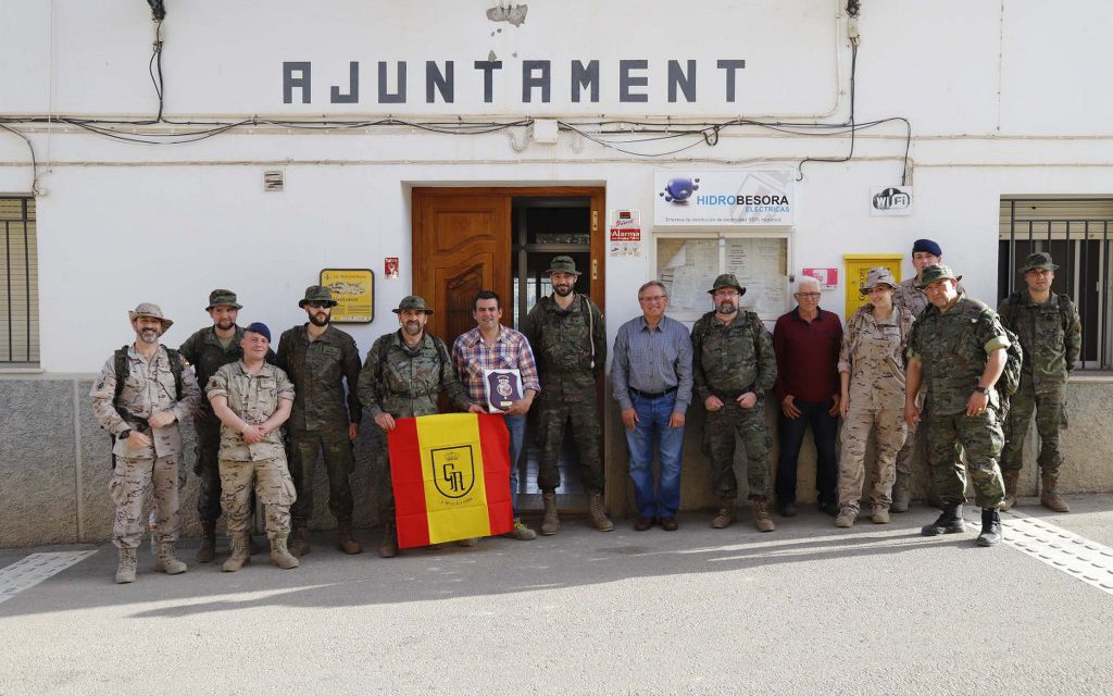 Visita de la Guàrdia Real a La Torre d’en Besora