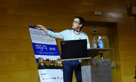 El doctorand de l’UJI David Fabregat Safont rep el premi a la millor comunicació oral presentada en la XVIII Reunió Científica de la SECyTA 2018