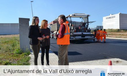 L’Ajuntament de la Vall D´Uixó arregla i asfalta el Polígon la Travessa