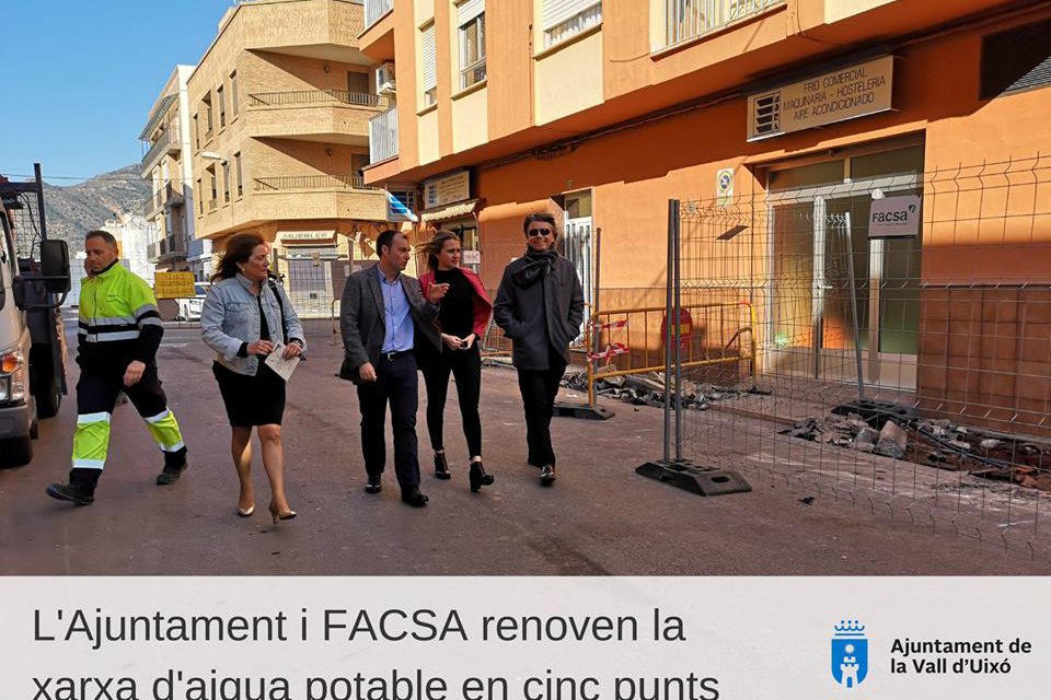 L´Ajuntament de la Vall i Facsa renoven la xarxa d´aigua potable