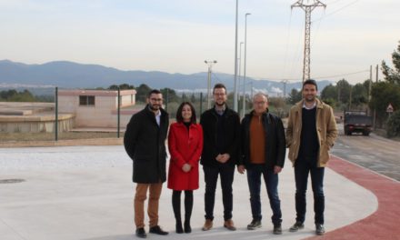 La secretària autonòmica d’Economia Sostenible visita les obres de millora dels polígons industrials de l’Alcora