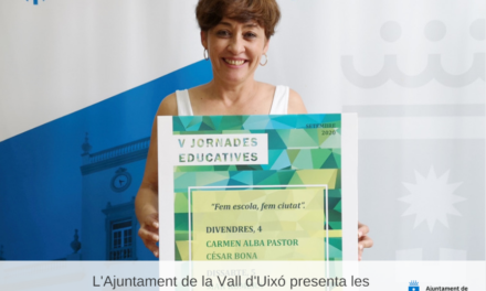 L’Ajuntament de la Vall d´Uixó presenta les V Jornades Educatives de la Vall d´Uixó