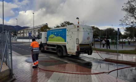 Benicàssim continua amb el servei de neteja i desinfecció per Covid-19