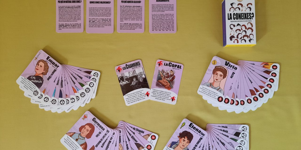Una baralla de cartes destaca les aportacions de 54 dones en la història de la Comunitat Valenciana
