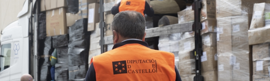 La Diputació de Castelló envia a les famílies d’Ucraïna un camió amb aliments, material sanitari i roba