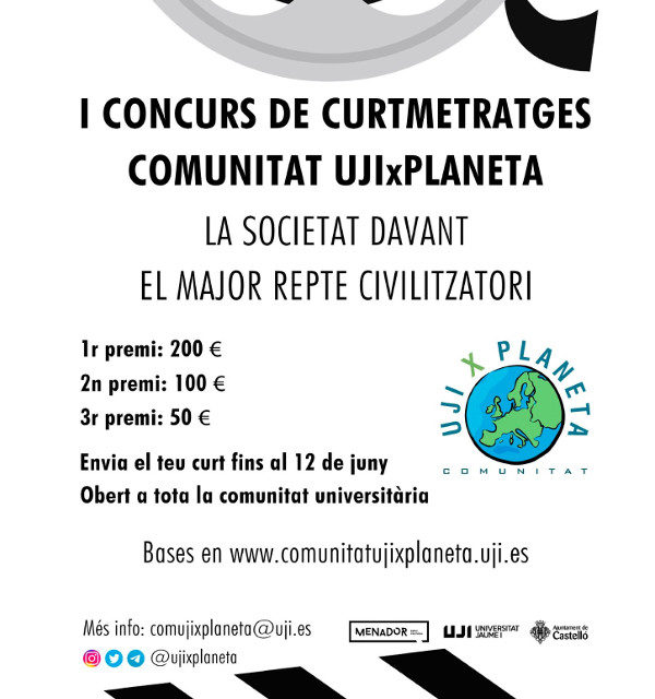 L’associació Comunitat UJIxPlaneta llança un concurs de curtmetratges per a la conscienciació sobre l’emergència climàtica i ecosocial