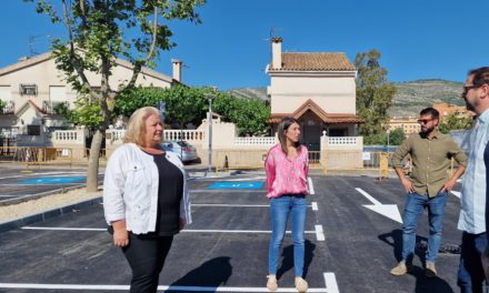 Orpesa finalitza les obres del nou pàrquing situat al carrer Benassal