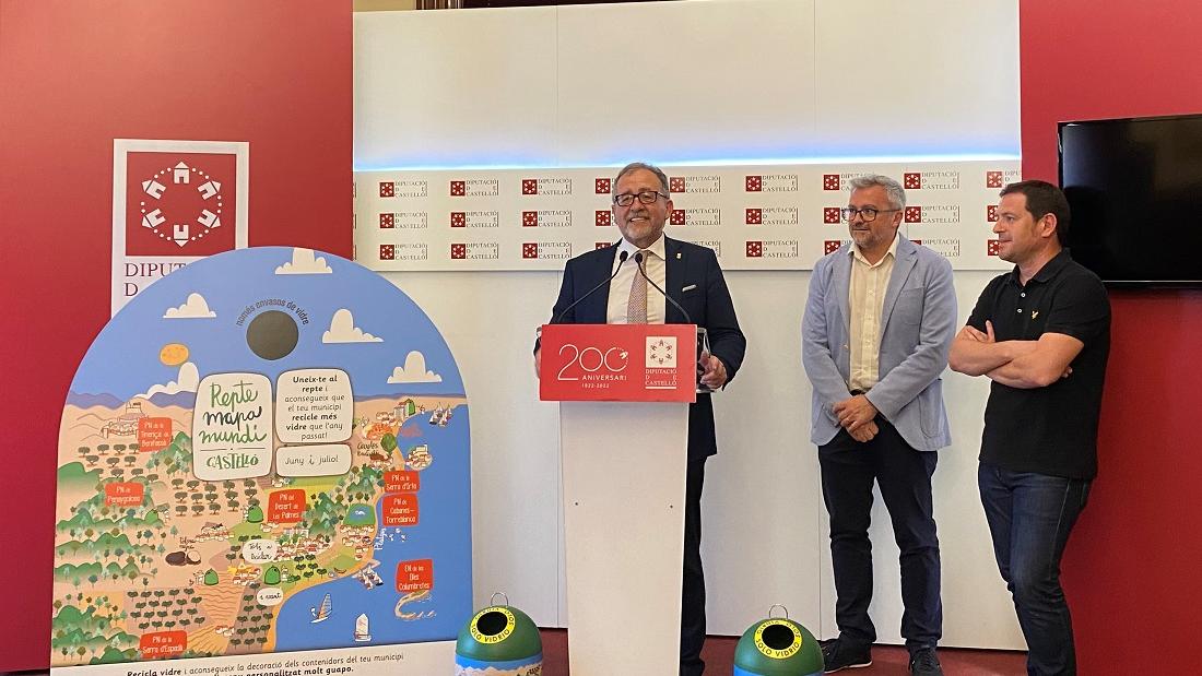Ecovidrio i la Diputació de Castelló posen en marxa el “Repte Mapamundi” per a promoure el reciclatge d’envasos de vidre