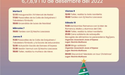 <a href="http://www.oropesadelmar.es/ca/content/orpesa-encendra-el-nadal-amb-musica-i-desfilades-en-la-16a-edicio-del-mercat-de-nadal">Orpesa ‘encendrà’ el Nadal amb música i desfilades en la 16a edició del *Mercat de Nadal</a>