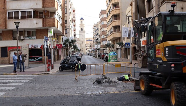 Serveis Públics intensifica les mesures contra inundacions amb noves millores en la xarxa de pluvials de la zona centre de Vila-real