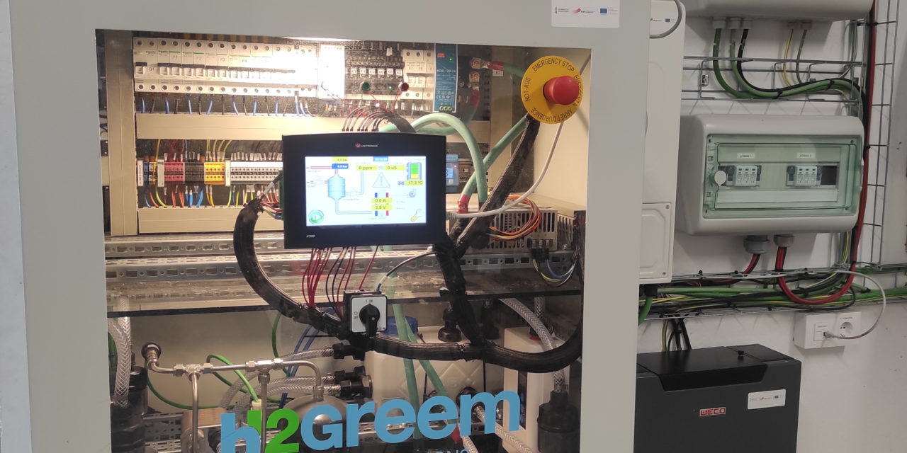 Espaitec i l’Institut de Materials Avançats instal·len al campus de l’UJI un demostrador per a la producció i emmagatzematge d’hidrogen verd