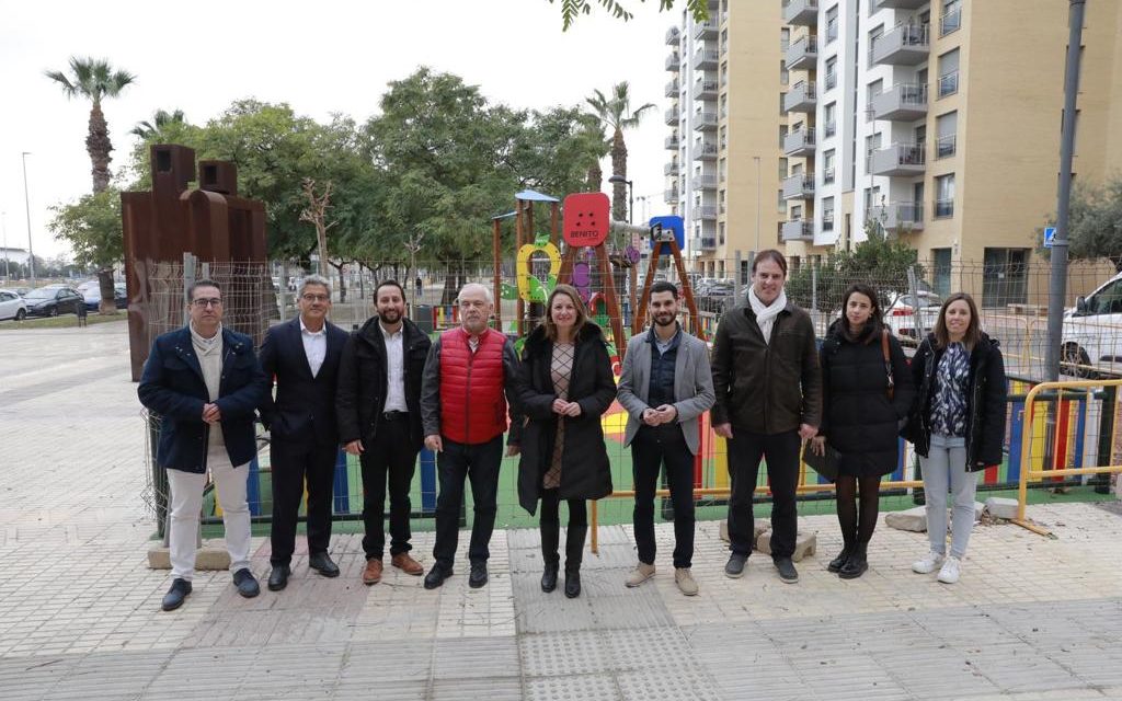 Carrasco visita les obres del Bulevard Blasco Ibáñez, un projete millorat comptant amb la participació ciutadana