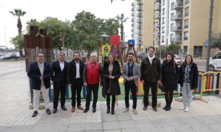 Carrasco visita les obres del Bulevard Blasco Ibáñez, un projete millorat comptant amb la participació ciutadana