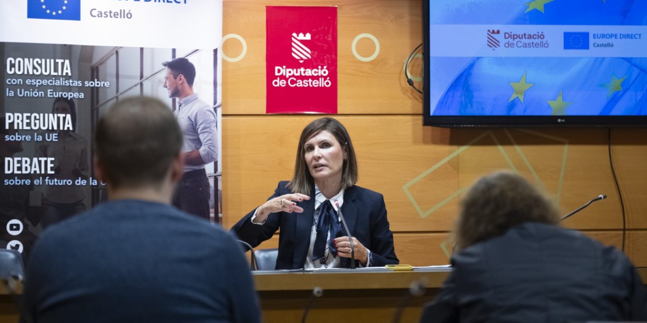 La Diputació de Castelló presenta tres accions de comunicació per a conscienciar a la ciutadania sobre la importància de la Unió Europea