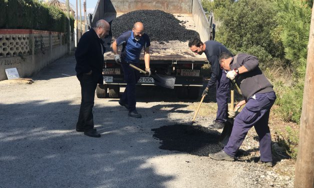 L’ajuntament millora alguns vials de la zona sud