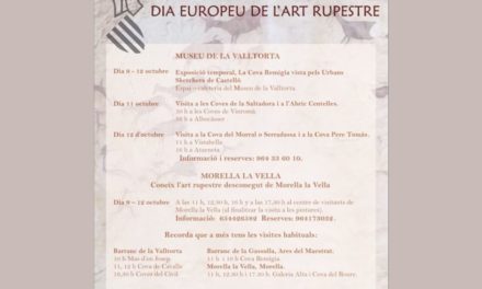 Cultura commemora el Dia Europeu de l’Art Rupestre amb activitats gratuïtes per a promoure el patrimoni