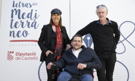 La Diputació de Castelló reconeixerà els treballs de Juan Ramón Biedma, Mabel Lozano i José Ángel Mañas en la Gala Letras del Mediterráneo 2025