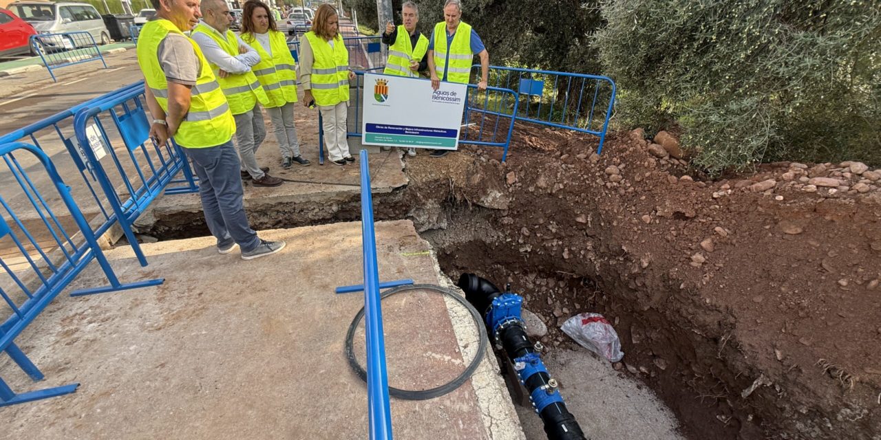 Benicàssim garantix el subministrament d’aigua potable del nucli urbà davant emergències gràcies a una nova connexió amb la dessaladora