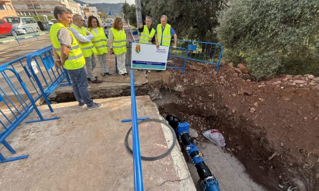 Benicàssim garantix el subministrament d’aigua potable del nucli urbà davant emergències gràcies a una nova connexió amb la dessaladora