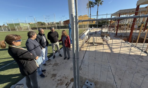 Els vestuaris del complex multiesportiu a l’aire lliure de la Carrerassa avancen dins del pla de millora de les instal·lacions