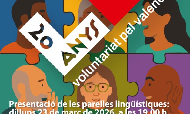 Vila-real se suma al 20é aniversari del Voluntariat pel valencià amb una nova edició de la campanya «Tasta el valencià»